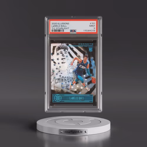 2020 Panini Illusions #151 LaMelo Ball - Trophy Collection Starlight (PSA 9 MINT)