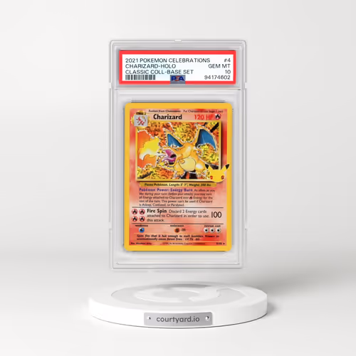 2021 Pokémon Celebrations Classic Collection #4 Charizard - Holo (PSA 10 GEM MINT)