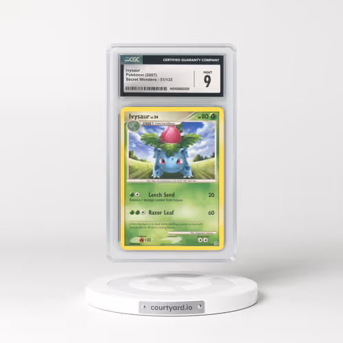 2007 Secret Wonders #51/132 Ivysaur (CGC 9 MINT)