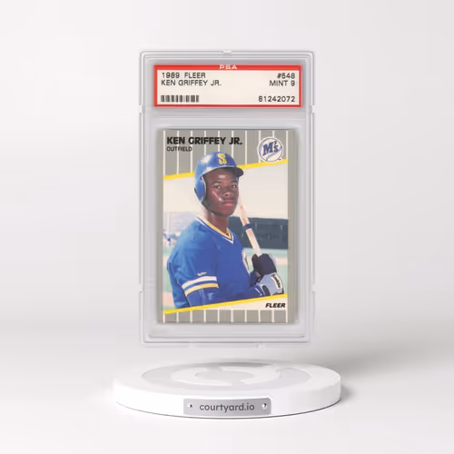 1989 Fleer #548 Ken Griffey Jr (PSA 9 MINT)