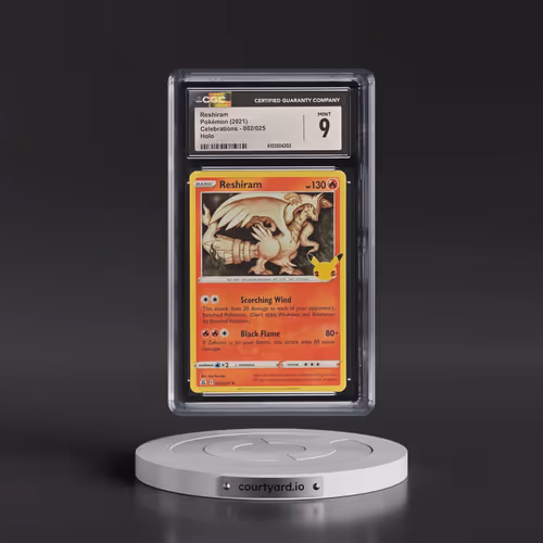 2021 Celebrations #002/025 Reshiram - Holo (CGC 9 MINT)