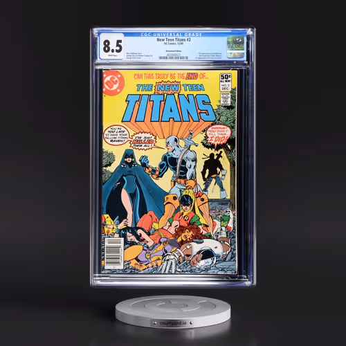 New Teen Titans #2 CGC 8.5 White Pages (DC Comics, 12/80) - Newsstand Edition