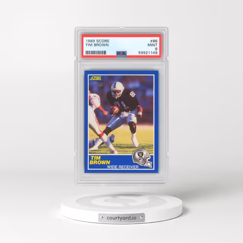 1989 Score #86 Tim Brown (PSA 9 MINT)