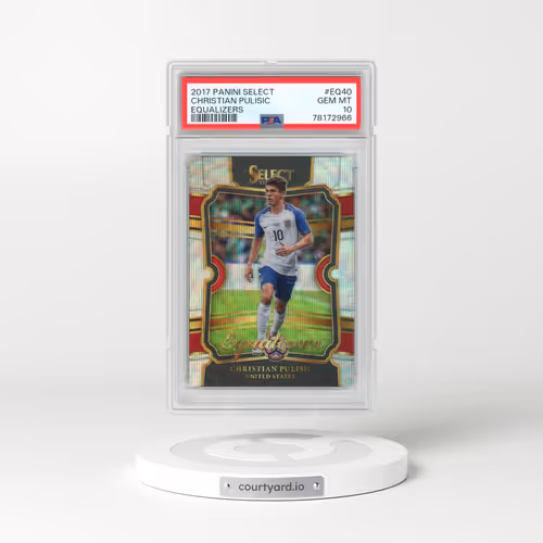 2017-2018 Panini Select Equalizers #EQ40 Christian Pulisic (PSA 10 GEM MINT)