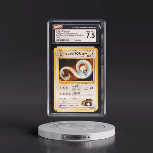 1998 Gym Booster 1: Leaders' Stadium Erika's Dragonair - Holo (CGC 7.5 NM+)