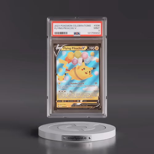 2021 Pokémon Celebrations #006 Flying Pikachu V - Holo (PSA 9 MINT)