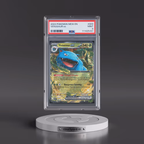 2023 Pokémon Mew EN-151 #003 Venusaur EX - Holo (PSA 9 MINT)