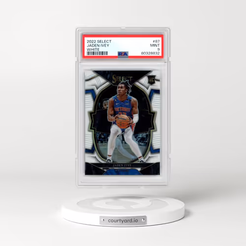 2022 Panini Select #87 Jaden Ivey - White (PSA 9 MINT)