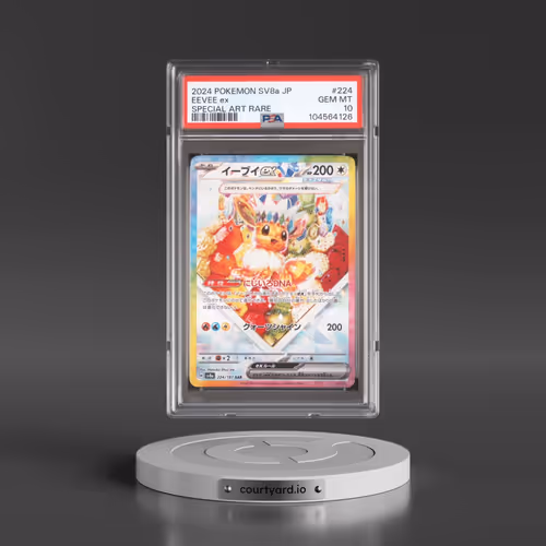 2024 Pokémon Sv8a-Terastal Fest EX #224 Eevee EX - Holo Special Art Rare (PSA 10 GEM MINT)