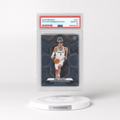 2023 Panini Mosaic #257 Victor Wembanyama (PSA 10 GEM MINT)