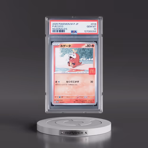 2025 Pokémon M-P Promo #018 Fuecoco - McDonald's (PSA 10 GEM MINT)