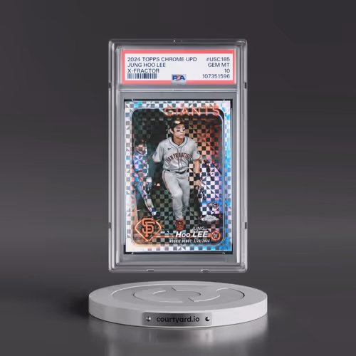 2024 Topps Chrome Update #USC185 Jung Hoo Lee - X-Fractor (PSA 10 GEM MINT)