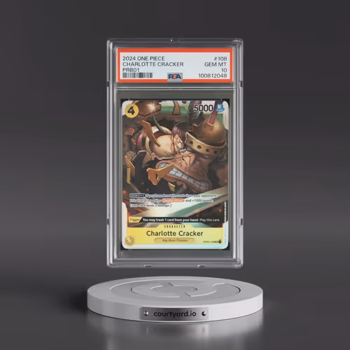 2024 One Piece PRB01-Premium Booster -One Piece Card the Best #108 Charlotte Cracker (PSA 10 GEM MIN