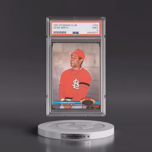 1991 Stadium Club #154 Ozzie Smith (PSA 9 MINT)