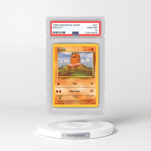 1999 Pokémon Game #47 Diglett (PSA 10 GEM MINT)