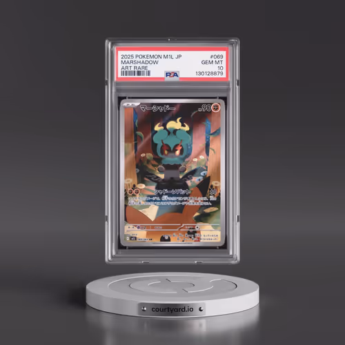 2025 Pokémon M1l-Mega Brave #069 Marshadow - Art Rare (PSA 10 GEM MINT)