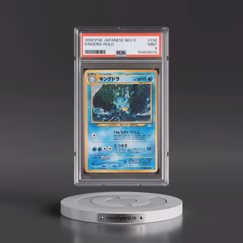 2000 Pokémon Neo 3 #230 Kingdra - Holo (PSA 9 MINT)