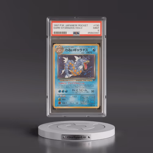 1997 Pokémon Rocket #130 Dark Gyarados - Holo (PSA 9 MINT)