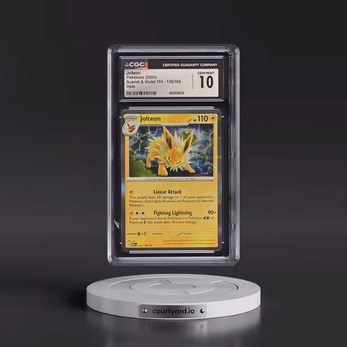 2023 Scarlet & Violet 151 - MEW EN #135/165 Jolteon - Holo (CGC 10 GEM MINT)