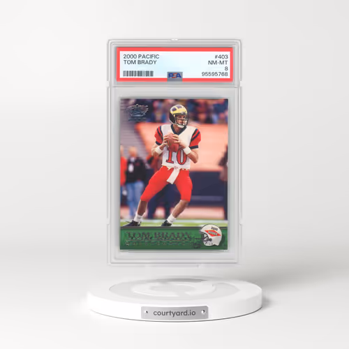 2000 Pacific #403 Tom Brady (PSA 8 NM-MT)