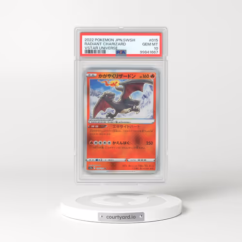 2022 Pokémon Sword & Shield Vstar Universe #015 Radiant Charizard - Holo (PSA 10 GEM MINT)