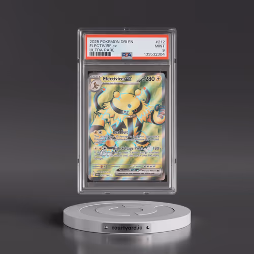 2025 Pokémon Dri EN-Destined Rivals #212 Electivire EX - Holo Ultra Rare (PSA 9 MINT)