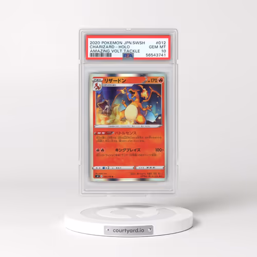 2020 Pokémon Sword & Shield Amazing Volt Tackle #012 Charizard - Holo (PSA 10 GEM MINT)