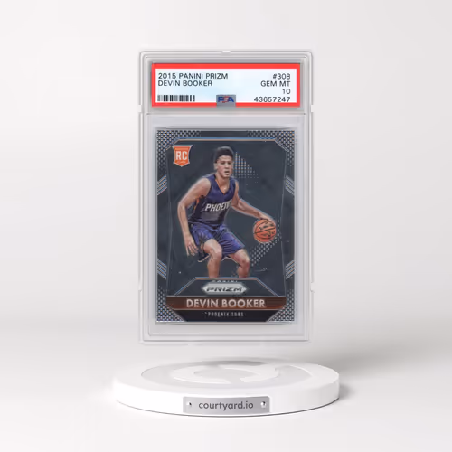 2015 Panini Prizm #308 Devin Booker (PSA 10 GEM MINT)