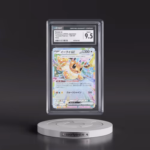 2024 Pokémon Sv8a-Terastal Fest EX #126 Eevee EX - Holo (CGC 9.5 MINT+)