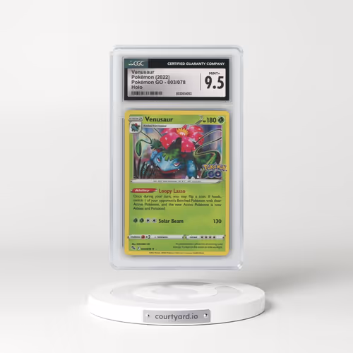 2022 Pokémon GO #003/078 Venusaur - Holo (CGC 9.5 MINT+)