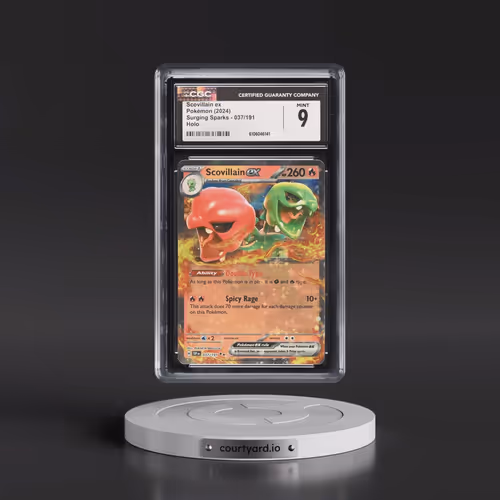 2024 Surging Sparks - SSP EN #037/191 Scovillain ex - Holo (CGC 9 MINT)
