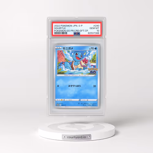 2022 Pokémon S Promo #290 Squirtle - Pokemon Go Promo Card Gift Campaign (PSA 10 GEM MINT)