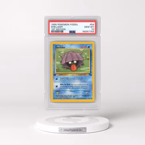 1999 Pokémon Fossil #54 Shellder - 1st Edition (PSA 10 GEM MINT)
