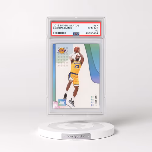 2018 Panini Status #57 LeBron James (PSA 10 GEM MINT)