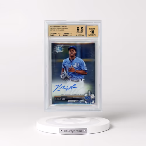2017 Bowman Chrome Prospect Autographs #CPAKL Khalil Lee