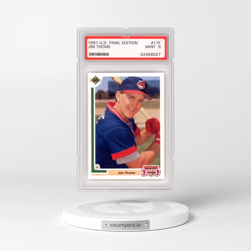 1991 Upper Deck Final Edition #17F Jim Thome (PSA 9 MINT)