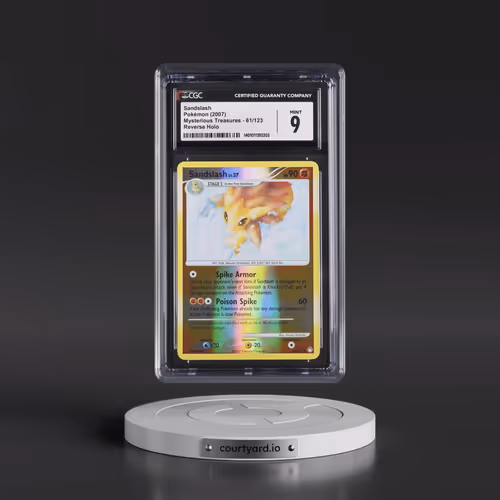 2007 Mysterious Treasures #61/123 Sandslash - Reverse Holo (CGC 9 MINT)