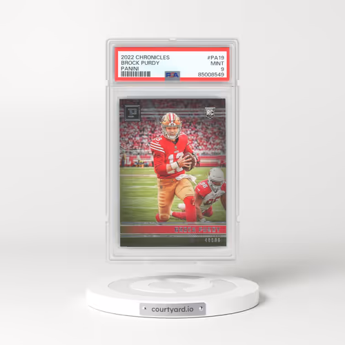 2022 Panini Chronicles Panini #PA19 Brock Purdy (PSA 9 MINT)