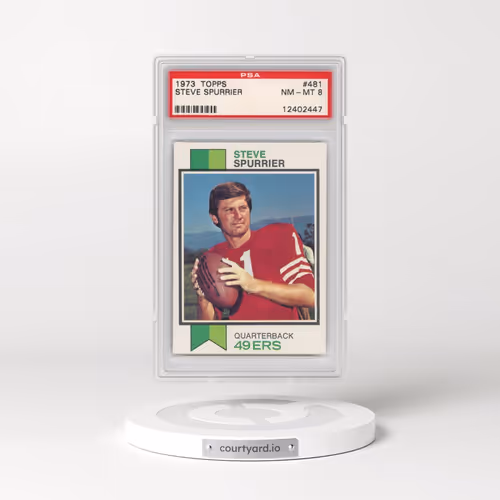 1973 Topps #481 Steve Spurrier (PSA 8 NM-MT)