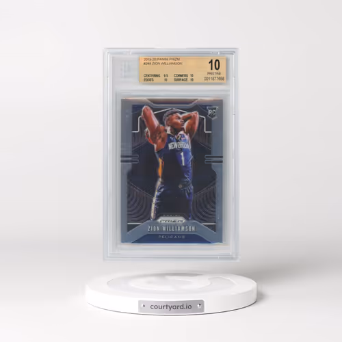 2019 Panini Prizm #248 Zion Williamson (BGS 10 PRISTINE)
