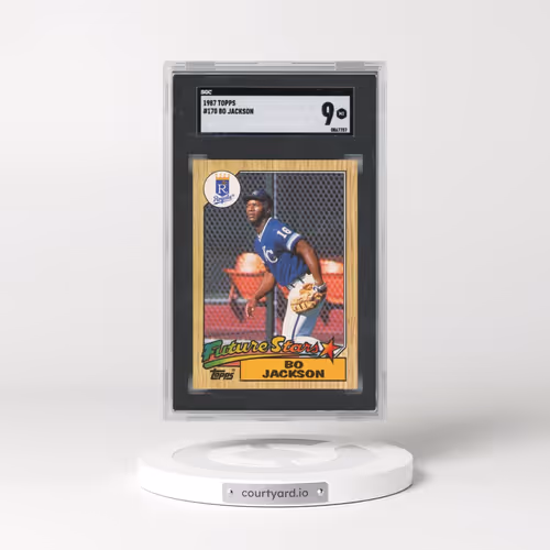 1987 Topps #170 Bo Jackson - Future Stars (SGC 9 MINT)