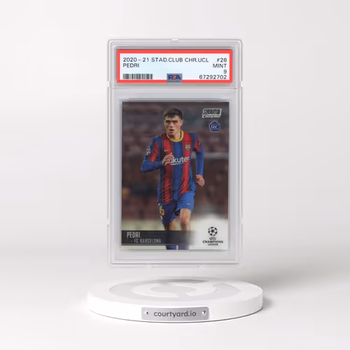 2020 Stadium Club Chrome UEFA Champions League #26 Pedri (PSA 9 MINT)