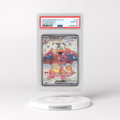 2023 Pokémon SV3-Ruler of the Black Flame #125 Charizard EX - Holo Super Rare (PSA 10 GEM MINT)