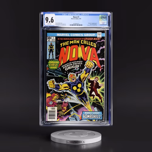 Nova #1 CGC 9.6 White Pages (Marvel Comics, 9/76)