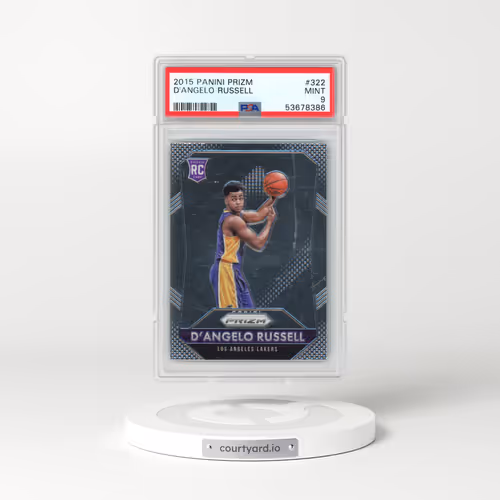 2015 Panini Prizm #322 D'Angelo Russell (PSA 9 MINT)