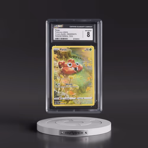 2023 Crown Zenith #GG32/GG70 Paras - Galarian Gallery Holo (CGC 8 NM-MT)