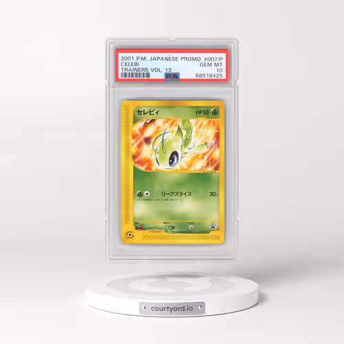 2001 Pokémon Promo #007/P Celebi - Trainers Vol. 13 (PSA 10 GEM MINT)