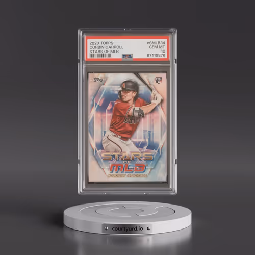 2023 Topps Stars of MLB #SMLB34 Corbin Carroll - Series 2 (PSA 10 GEM MINT)