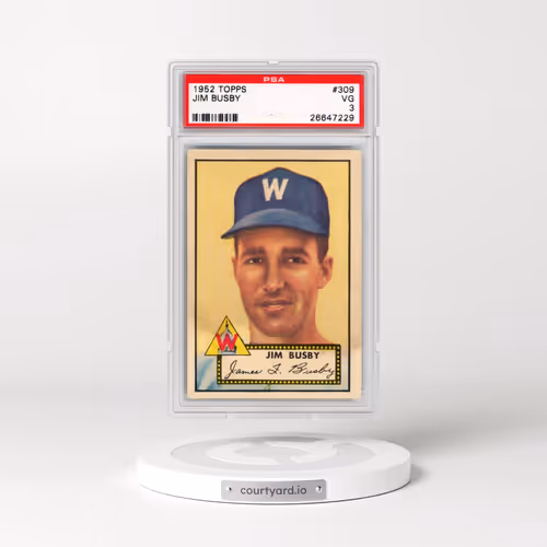 1952 Topps #309 Jim Busby (PSA 3 VG)