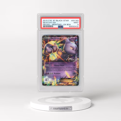 2016 Pokémon XY Black Star Promo #XY183 Mewtwo EX - Holo Mewtwo-EX Box (PSA 9 MINT)